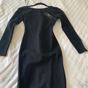 Lulu Va Va Voom Black Midi Dress